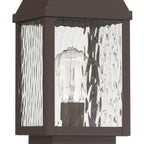 Thesis Glencrest path light, burnished bronze, 20 in, metal