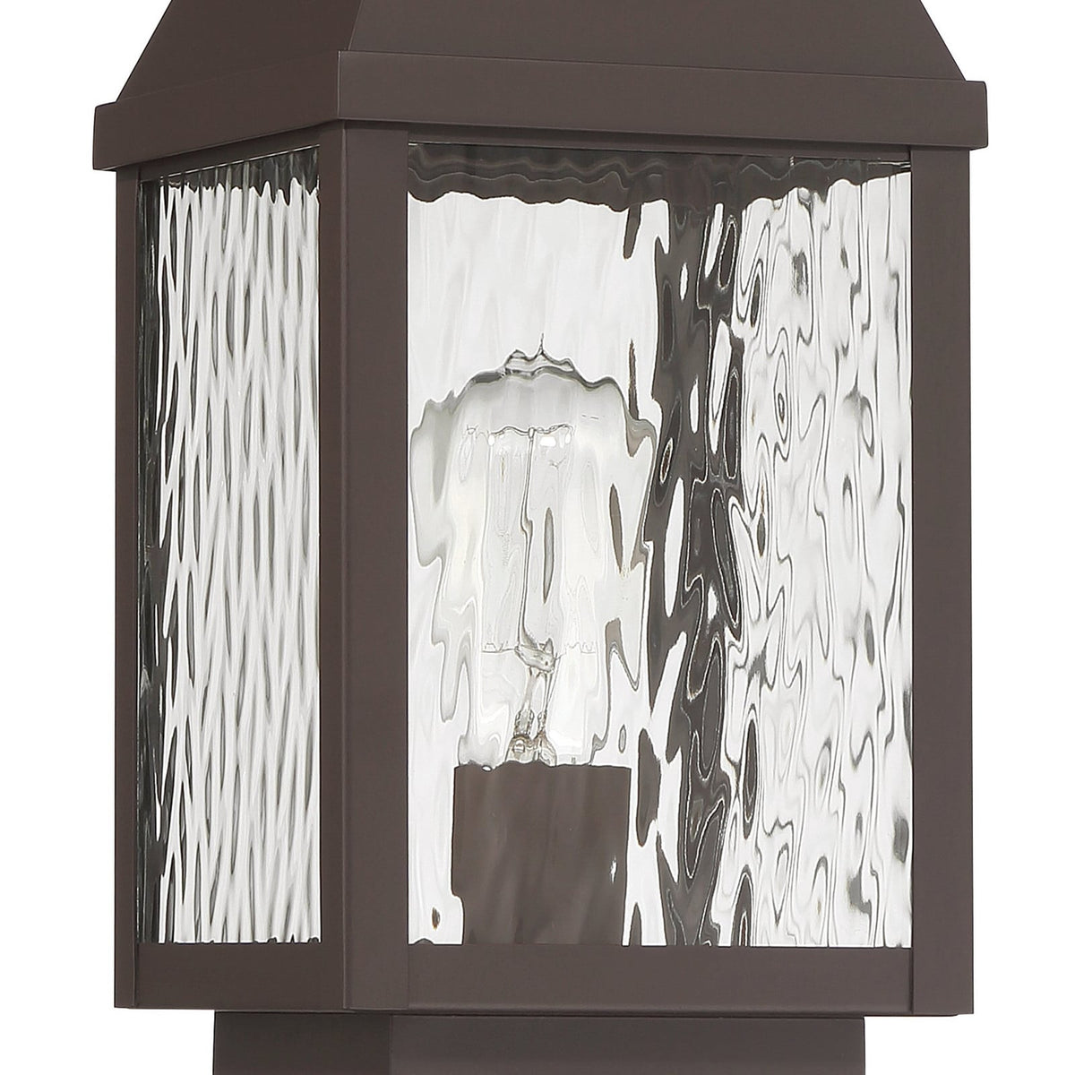 Thesis Glencrest path light, burnished bronze, 20 in, metal
