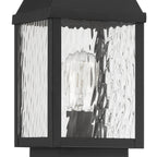 Thesis Glencrest path light, matt black, 20 in, metal