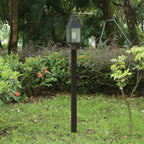Thesis Glencrest path light, matt black, 20 in, metal