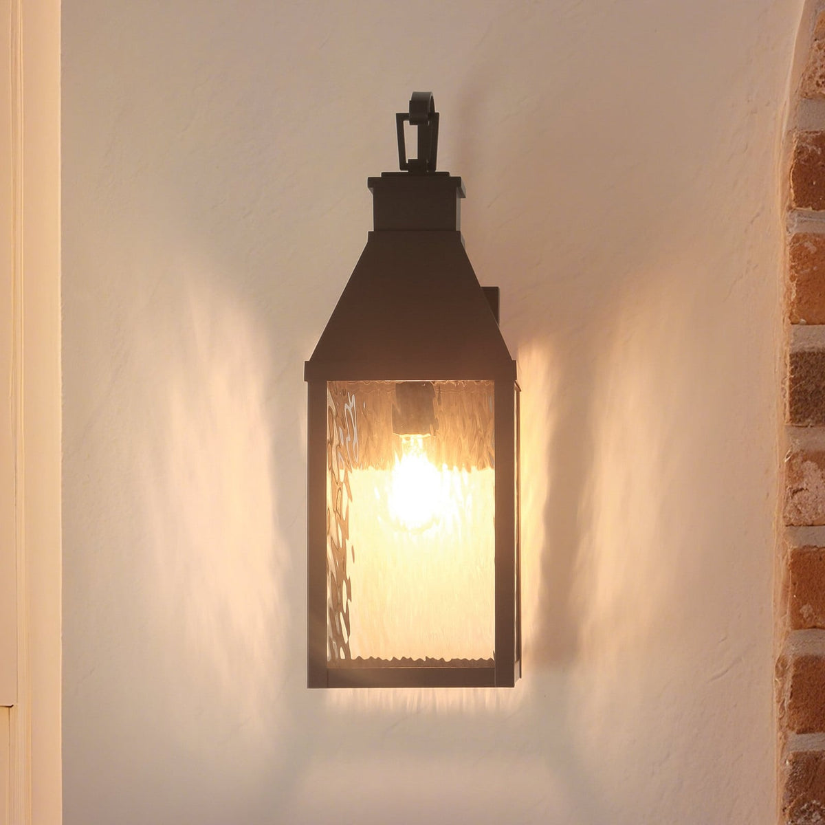 Thesis Glencrest outdoor wall light, burnished bronze, 23 in