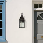 Thesis Glencrest outdoor wall light, matt black, 23 in