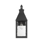 Thesis Glencrest outdoor wall light, matt black, 23 in