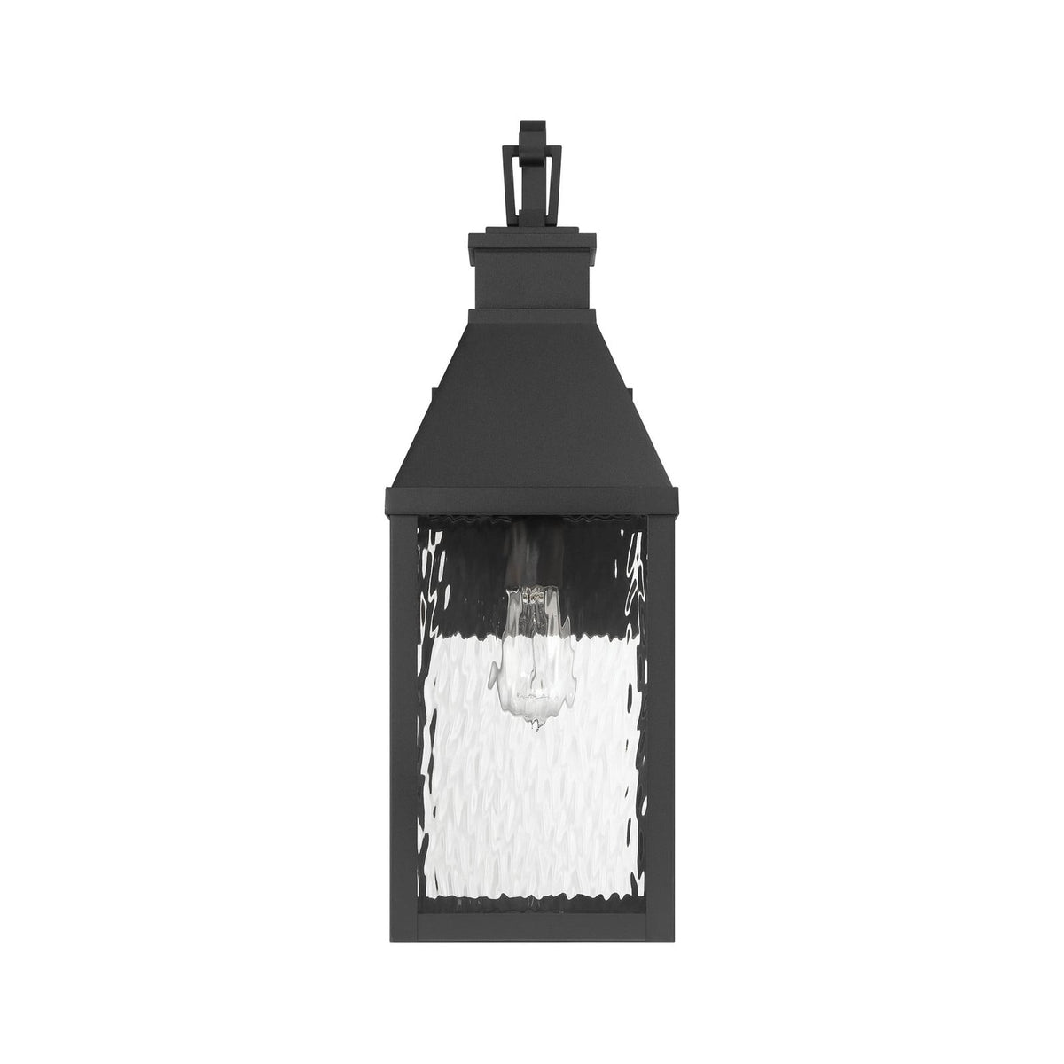 Thesis Glencrest outdoor wall light, matt black, 23 in