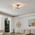 Helena 20" Gold Acrylic Ceiling Light