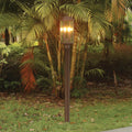 Thesis Hillside path light, burnished bronze, 20 in, metal
