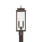 Thesis Hillside path light, burnished bronze, 20 in, metal