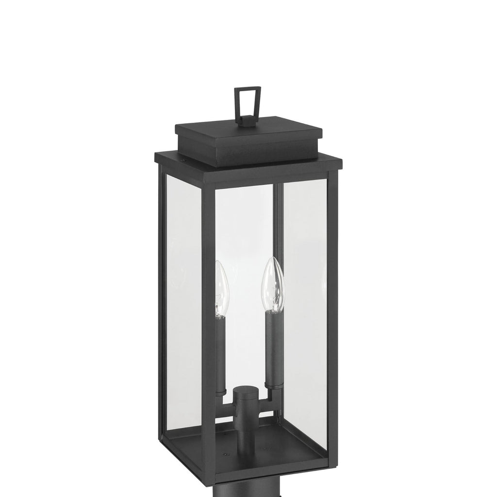 Thesis Hillside Path Light, matt black, 20 in, metal