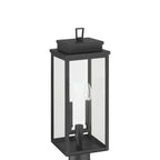Thesis Hillside Path Light, matt black, 20 in, metal