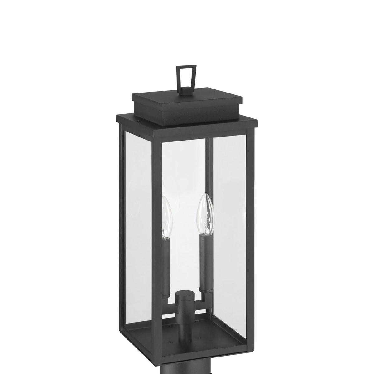 Thesis Hillside Path Light, matt black, 20 in, metal