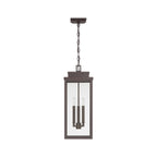 Thesis Hillside outdoor hanging light, burnished bronze 9 in metal