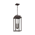 Thesis Hillside outdoor hanging light, burnished bronze 9 in metal