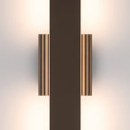 Thesis Jacks LED outdoor wall light, bronze-coloured, 22 in, CCT