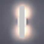 Thesis Jacks LED outdoor wall light, matt white, 22 in, CCT