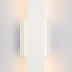 Thesis Jacks LED outdoor wall light, matt white, 22 in, CCT