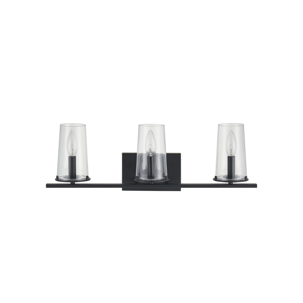 Jared 24" Black Vanity Light