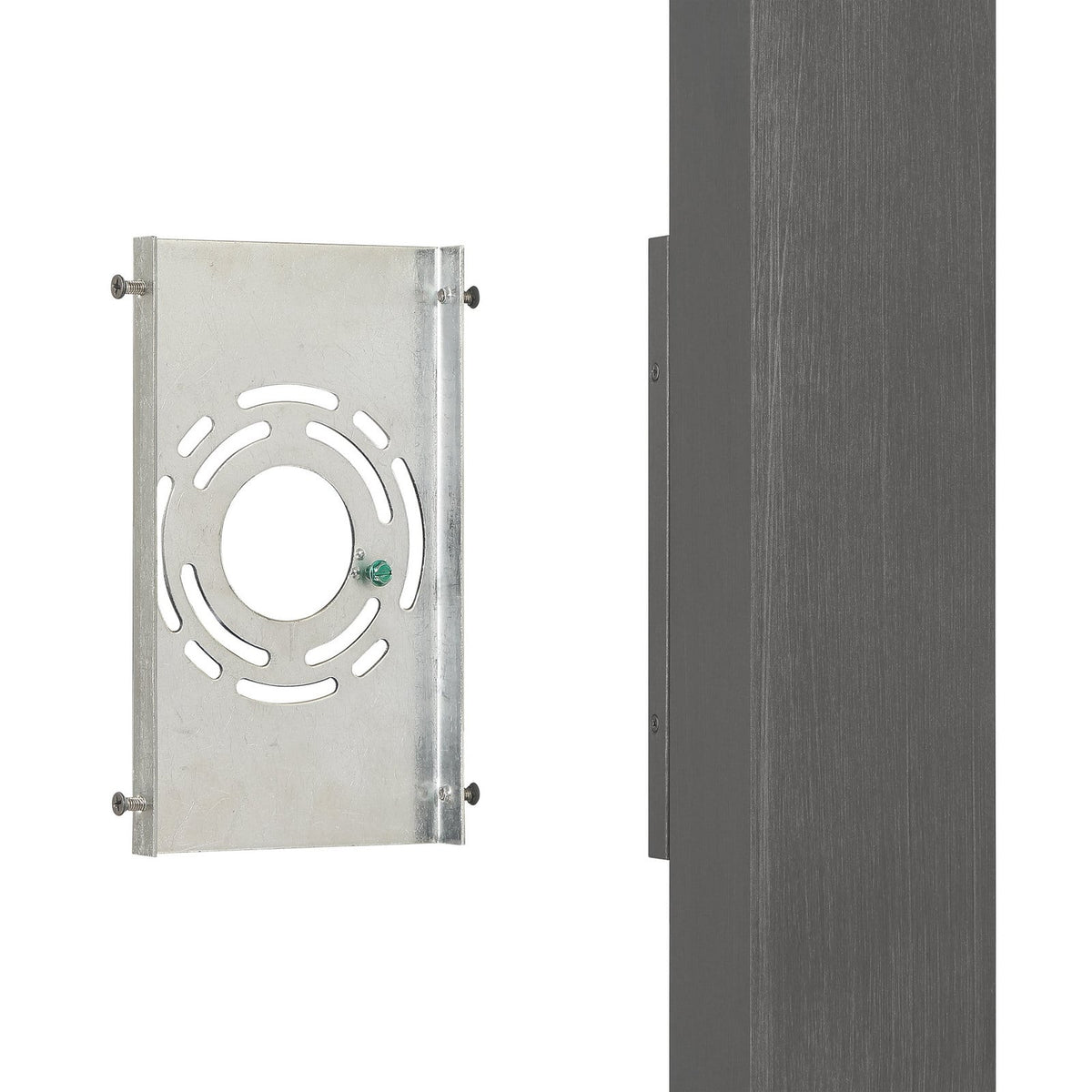 Thesis Jasper LED outdoor wall lamp, graphite, 20 in, metal