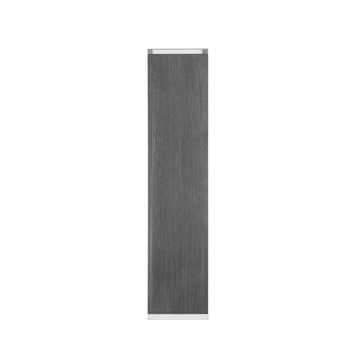 Thesis Jasper LED outdoor wall lamp, graphite, 20 in, metal
