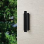 Thesis Kestrel LED outdoor wall lamp, black, 22 in metal CCT
