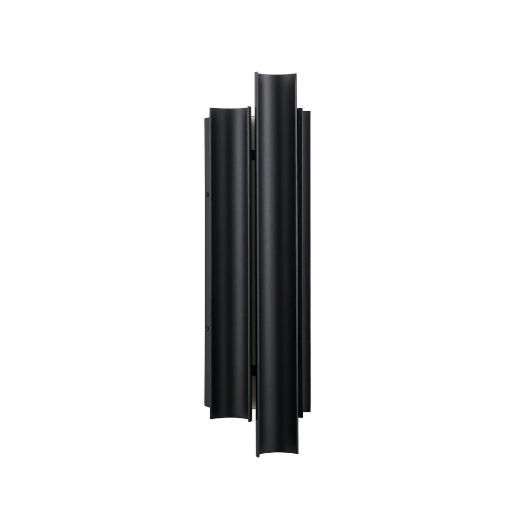 Thesis Kestrel LED outdoor wall lamp, black, 22 in metal CCT