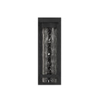 Thesis Lionel LED outdoor wall light, black, 14 in, metal