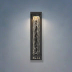 Thesis Lionel LED outdoor wall light, black, 20 in, metal