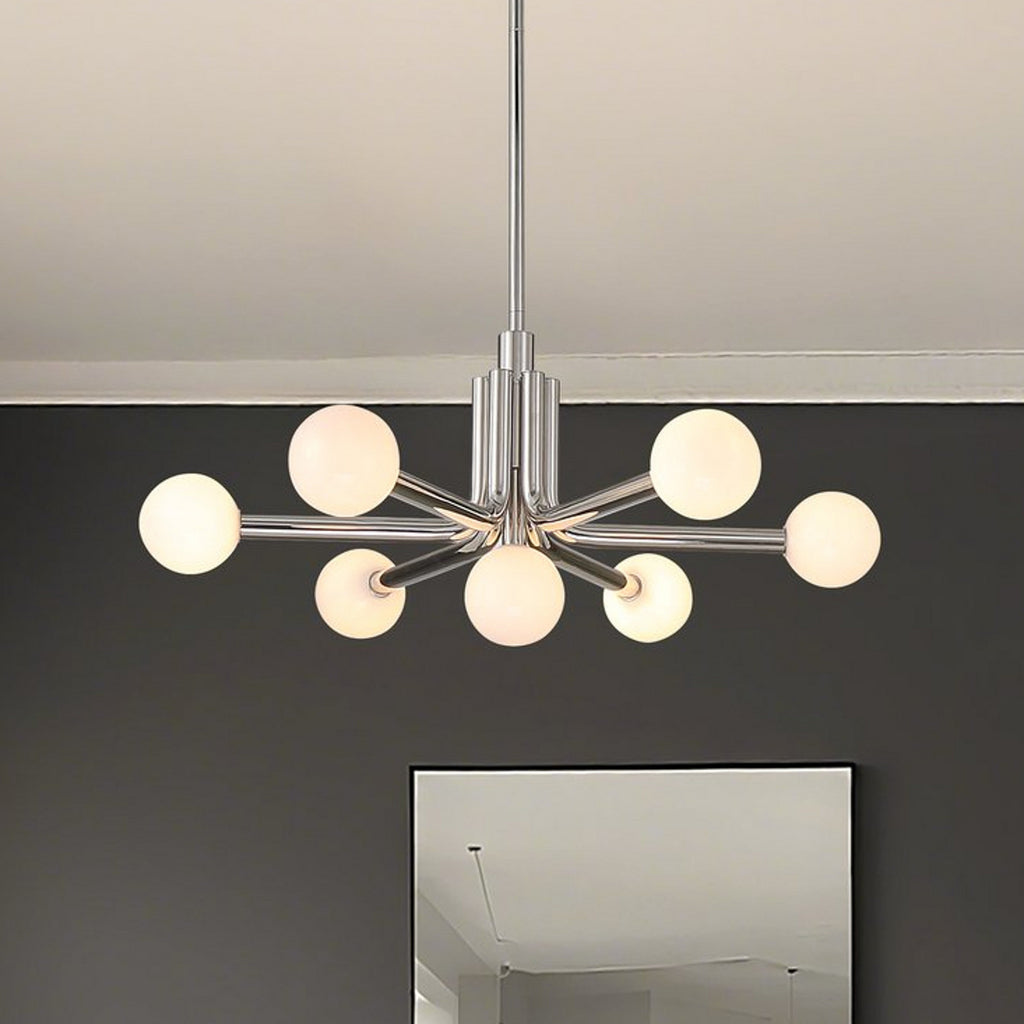 Stockholm 29" Nickel Chandelier
