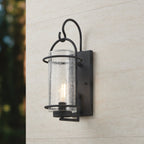 Thesis Taplow outdoor wall light, anthracite, 18 in, metal