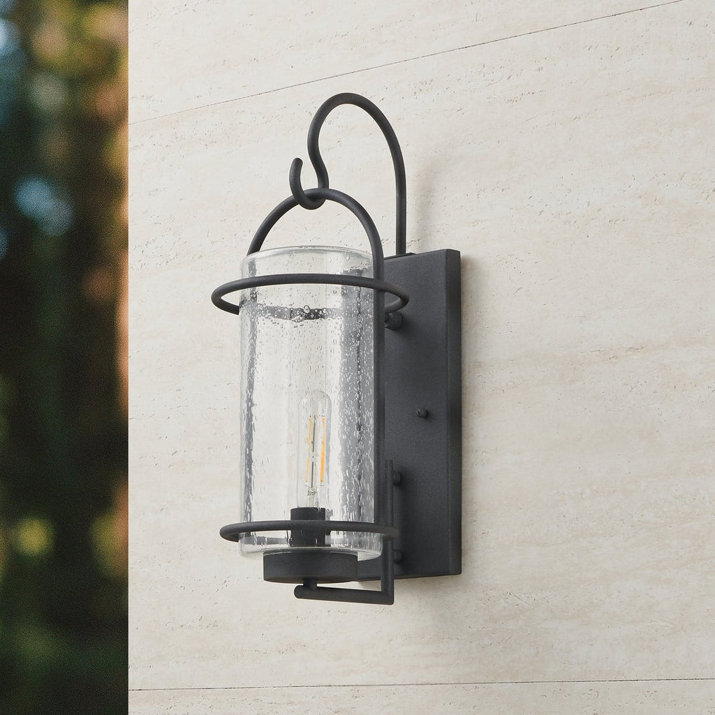 Thesis Taplow outdoor wall light, anthracite, 18 in, metal