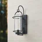 Thesis Taplow outdoor wall light, anthracite, 18 in, metal