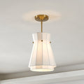 Bryony 12 1/2" White Gold Pendant Light