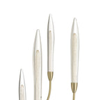 Thesis Calle LED chandelier, brass-coloured, 36 in, 9-bulb