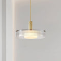 Como 18" Gold Glass Pendant Light