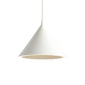 Woud Annular LED hanging light, white, Ø 12.6 in, metal