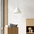 Woud Annular LED hanging light, white, Ø 12.6 in, metal