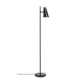 Woud Cono Floor Lamp, black, height 55.9 in, E12, adjustable