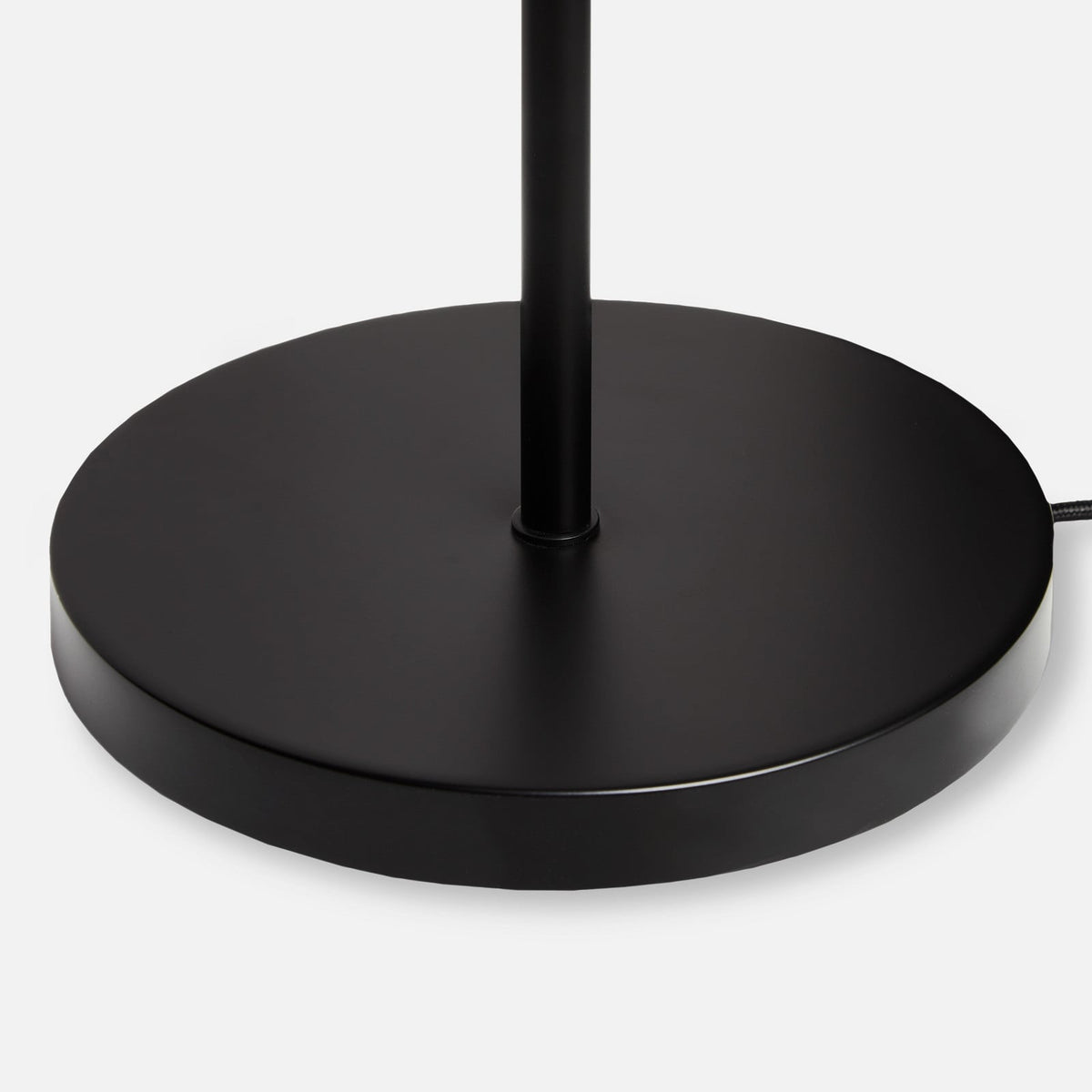 Woud Cono Floor Lamp, black, height 55.9 in, E12, adjustable