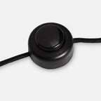 Woud Cono Floor Lamp, black, height 55.9 in, E12, adjustable