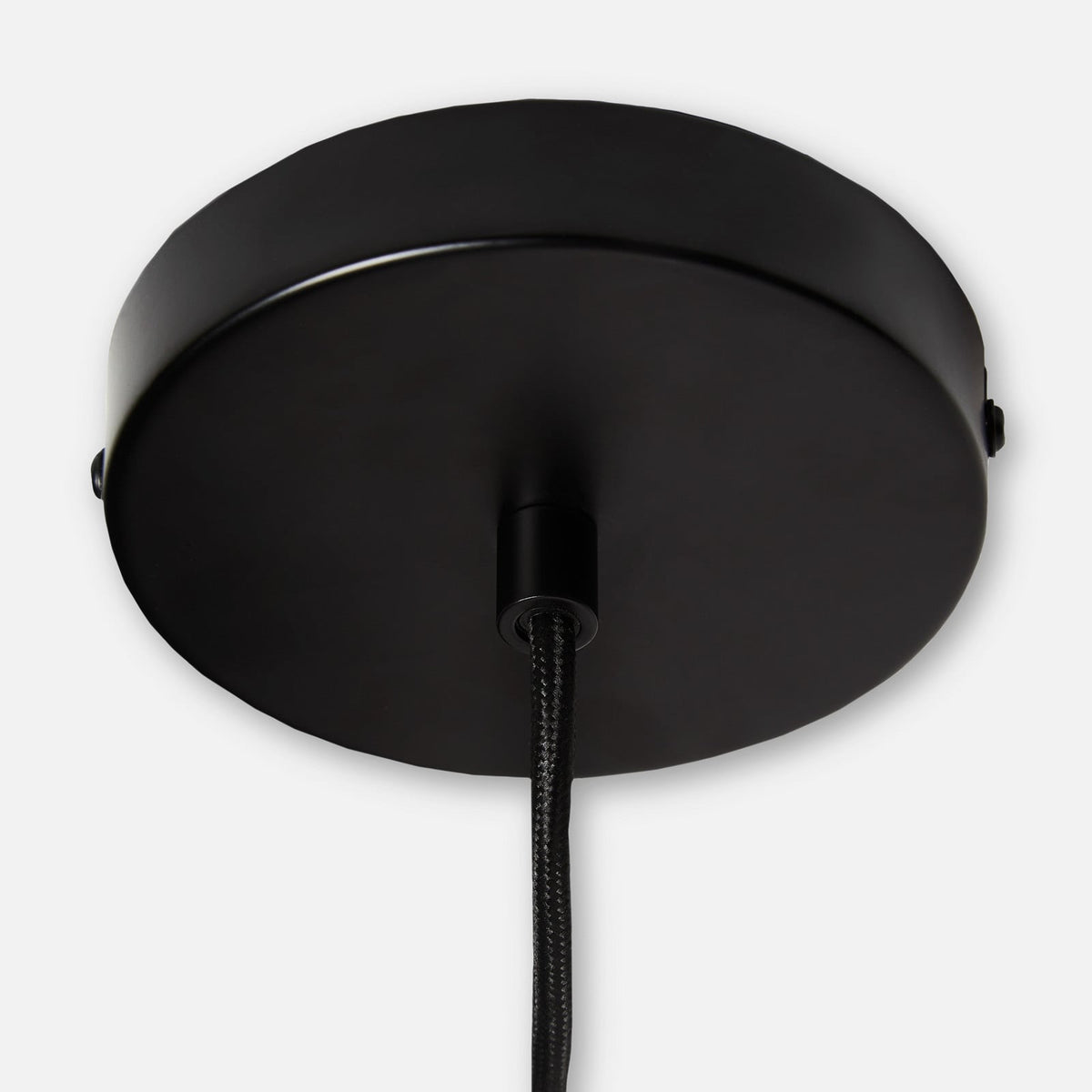 Woud Cono hanging light, black, 3-bulb, E12, Ø 14.2 in