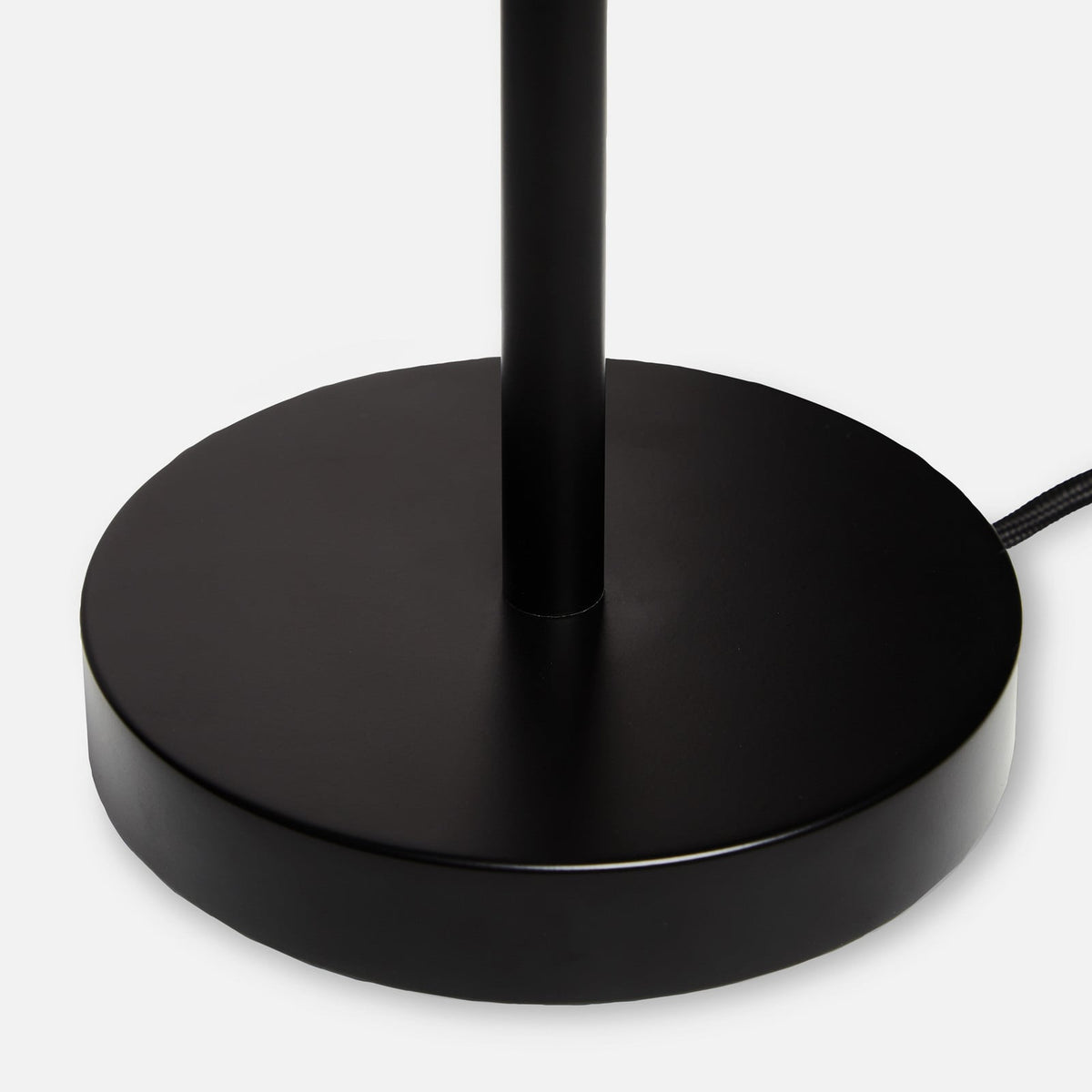 Woud Cono table lamp, black, height 19.7 in, E12, metal