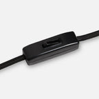 Woud Cono table lamp, black, height 19.7 in, E12, metal