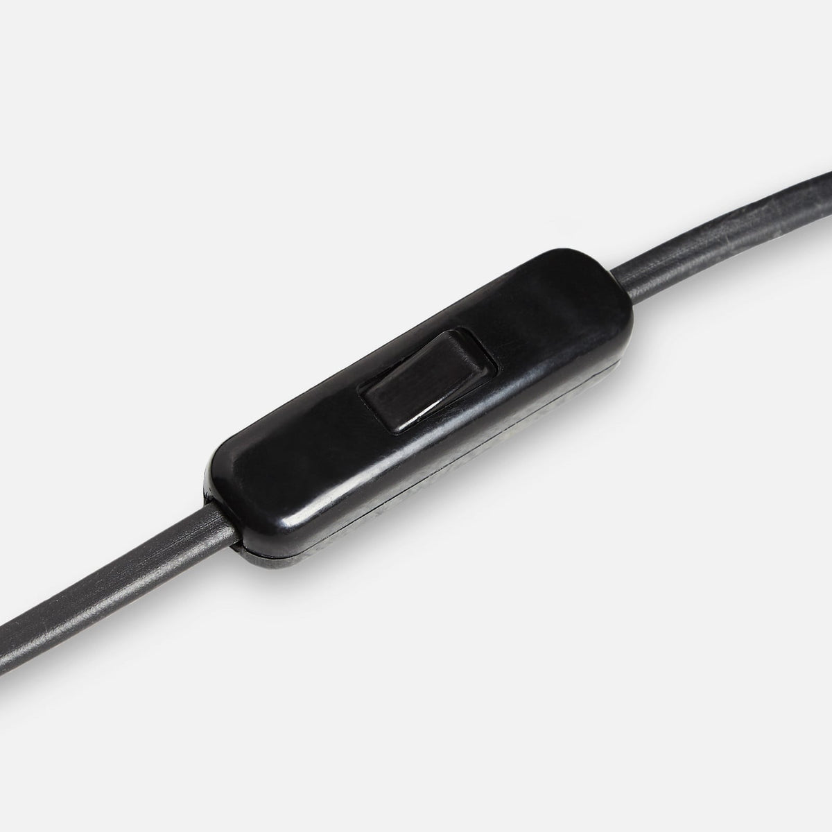 Woud Cono wall lamp, black, height 12.99 in, E12, plug