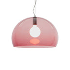 Kartell Fly Medium pendant light, burgundy, PMMA, E26