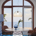 Kartell Fly Medium pendant light, brown, PMMA, E26