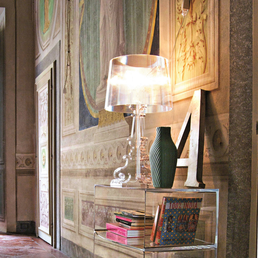 Kartell Bourgie table lamp, clear, polycarbonate, E12