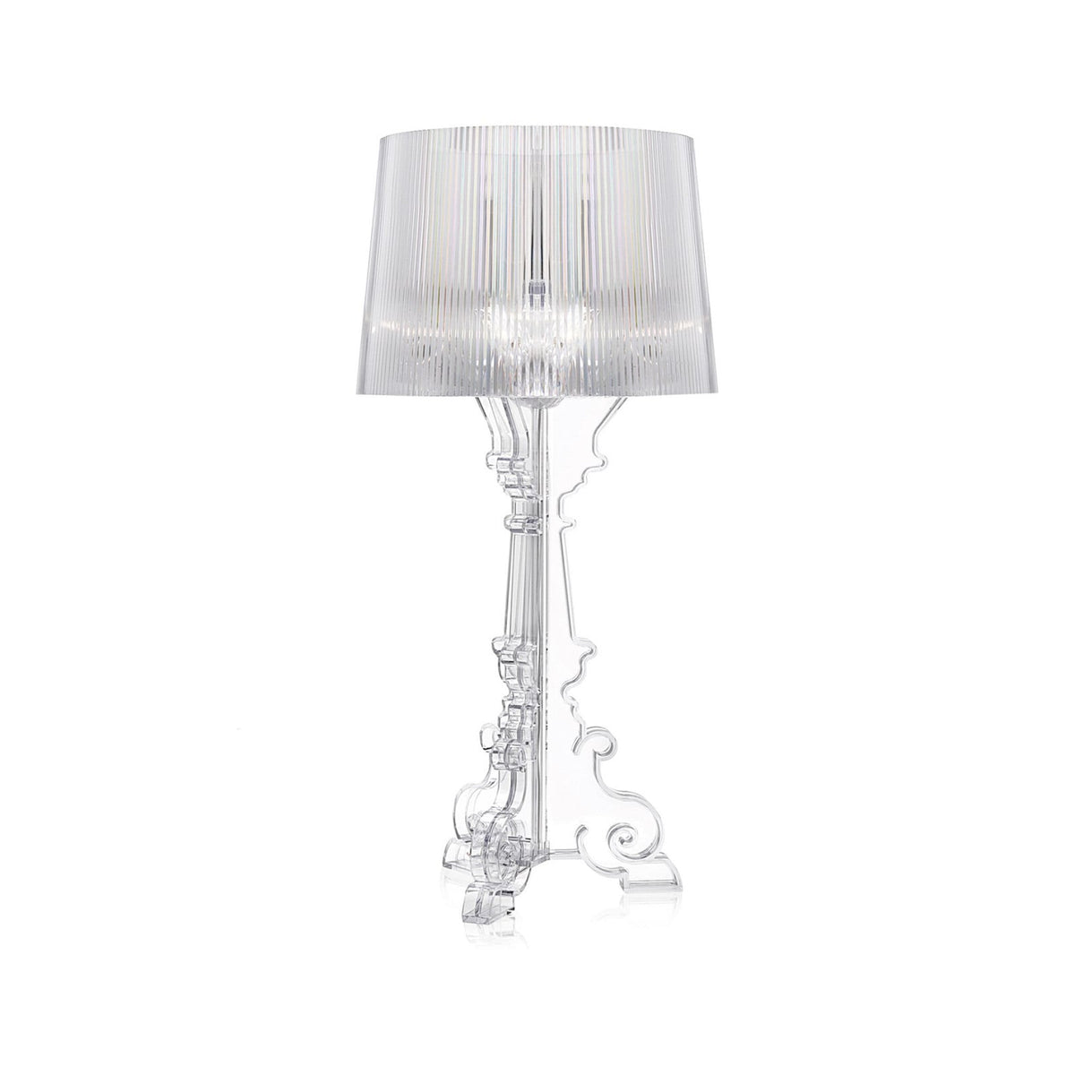 Kartell Bourgie table lamp, clear, polycarbonate, E12