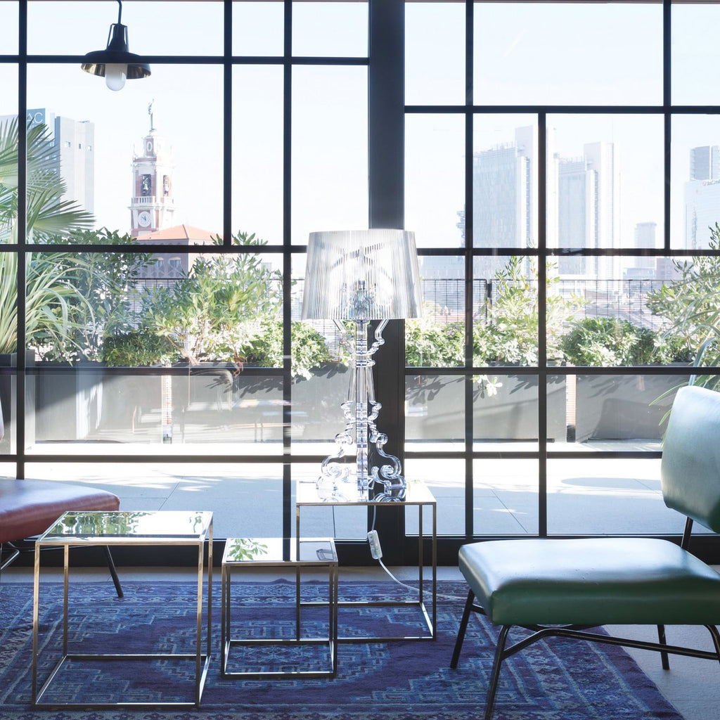 Kartell Bourgie table lamp, clear, polycarbonate, E12