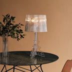 Kartell Bourgie table lamp, clear, polycarbonate, E12