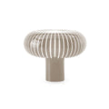 Kartell Teresa table lamp, dove grey, Ø 50 cm, PMMA, E2