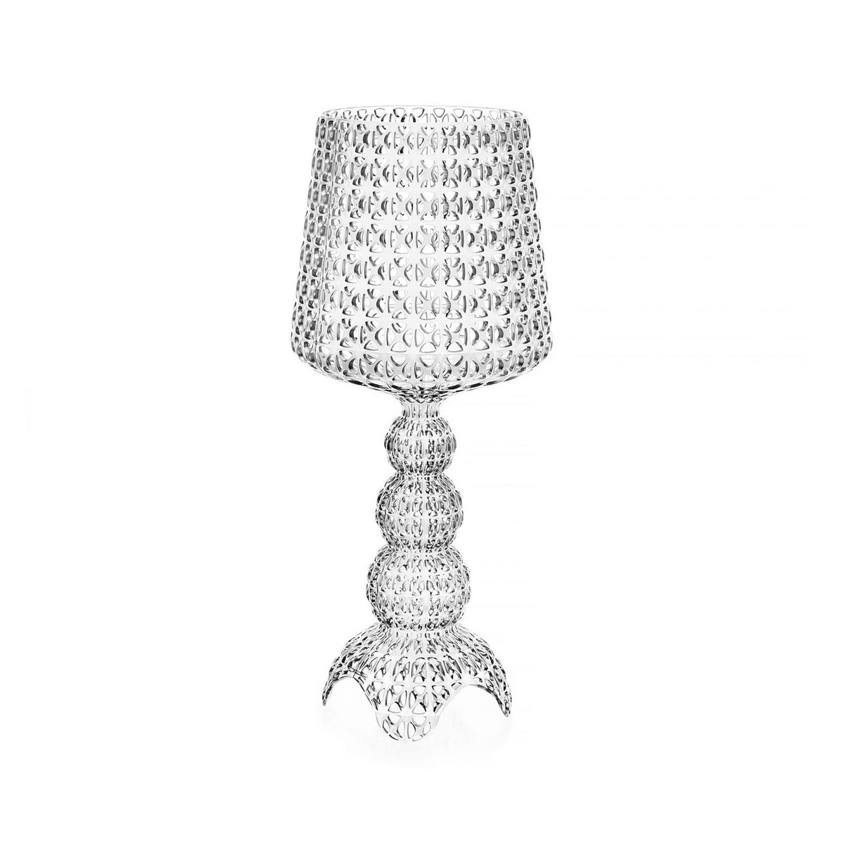 Kartell Mini Kabuki LED table lamp, clear polycarbonate